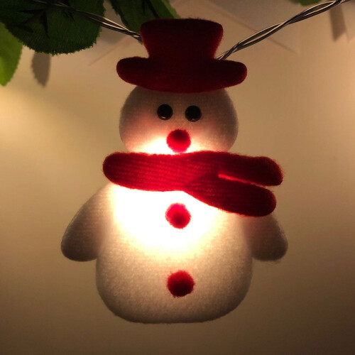LED Christmas snowman string lights holiday decoration 2
