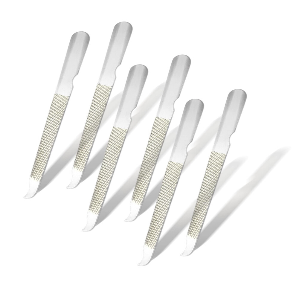 Parts Express Stainless Steel Metal Nail, Double Side Fingernail Toenail Files Metal File Buffer Fingernails Toenails Art New Pedicure Tool For Salon