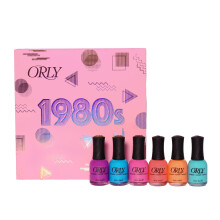 Orly 1980s Collection 6PIX | Limited Edition Boxed Set Of 6 Neon Shades Perfect for Summer|Boxed In Bottles with Original Vintage Logo| Vegan, Cruelty