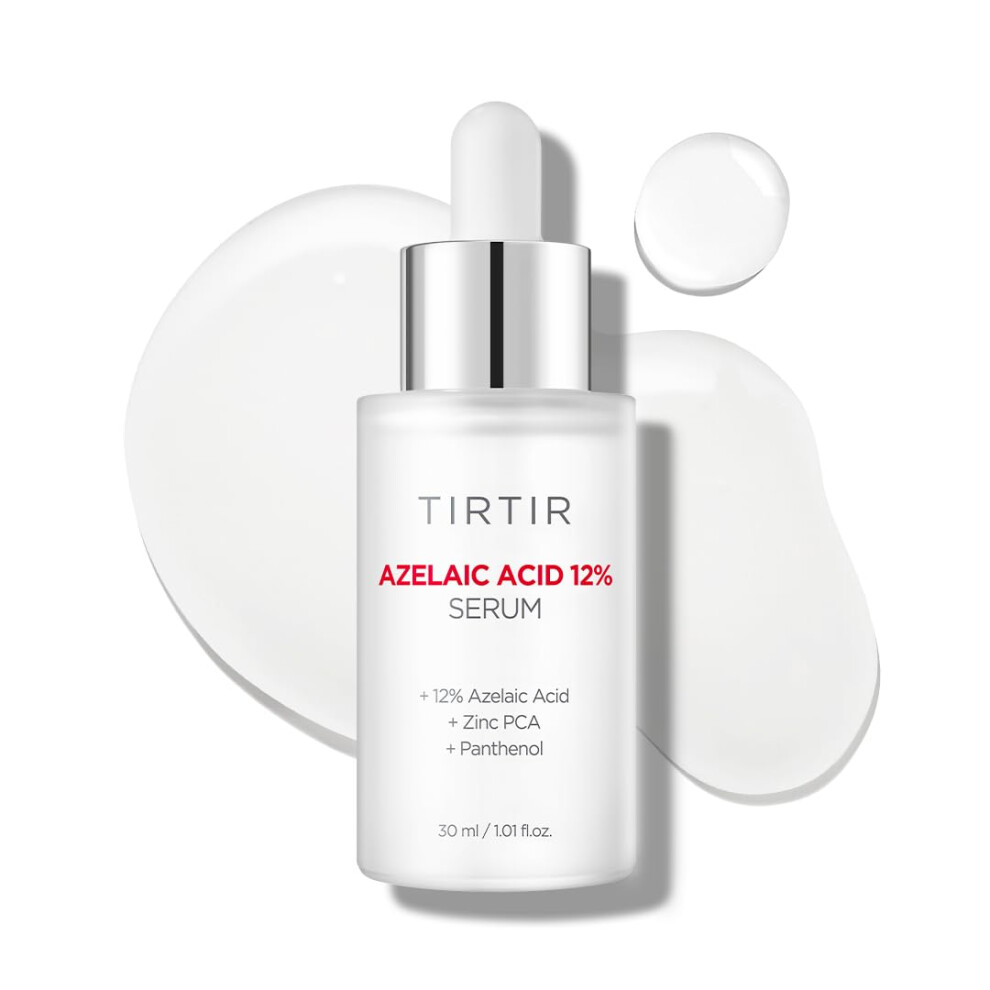 Tirtir Azelaic Acid 12% Serum For Blemish-Prone Skin - Lightweight Hydrating Formula With Zinc Pca & Hyal-Zip, Non-Comedogenic, Fragrance-Free, 30Ml