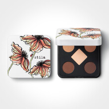 stila Pocket Play Eye Shadow Palette | 5 Silky Powder Shades for Eyes, Face, Highlight & Contour | Compact, Travel-Friendly, Blendable Formula | Matte