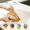 Breathable Bees Wax Fabric Storage Pouch With Unique L-beiges 3