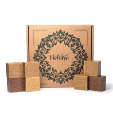 Hekaya Savon d'Olive Pack Variété - Ensemble de 7 Savons Parfumés (Royal Oud, Ambre, Perle, Musc, Or Ancien, Safran, Tilleul)