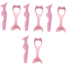 stuks zachte eyeliner-sjablonen, herbruikbare siliconen eyeliner-geleider voor beginners, hulpmiddel voor het aanbrengen van wenkbrauwmake-up.