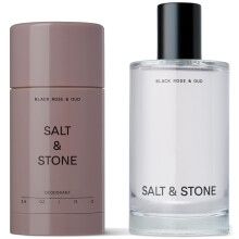 Set Duo Senteur Signature Salt & Stone | Déodorant Sans Aluminium 48 Heures & Brume Corporelle Hydratante | Rose Noire