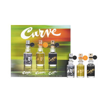 Curve Kolínská voda 3-dílná dárková sada pro muže, cestovní velikost, 0.5 fl oz