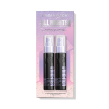 Urban Decay All Nighter Waterproof Makeup Setting Spray Travel Mini Set - Gifts for Her, Stocking Stuffers -Natural Finish, Up to 24HR Wear, Ultra-Fin