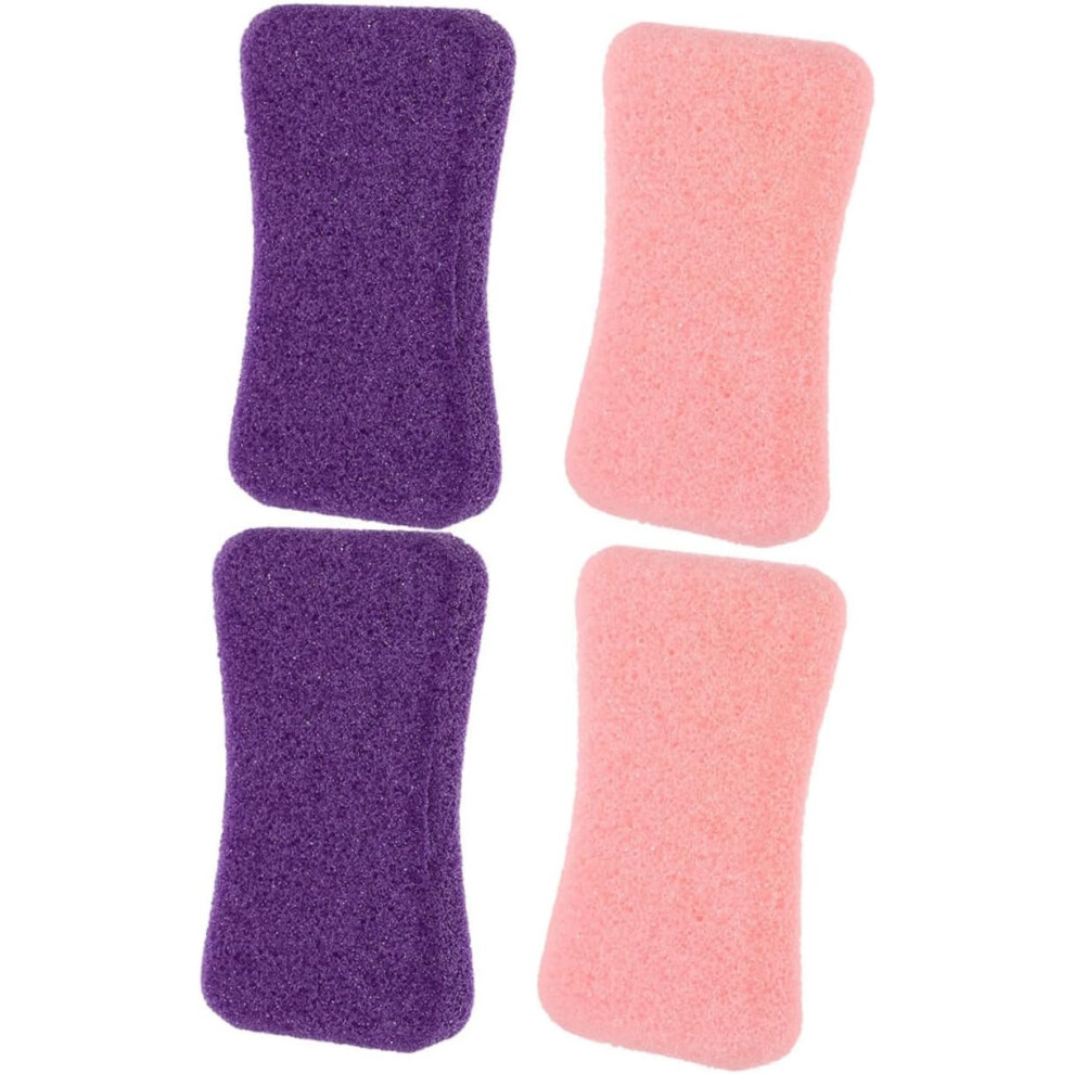 Hkhbjs 4Pcs Foot Pumice Scrubbers Pedicure Tools Reusable Skin-Friendly Pu Callus Remove