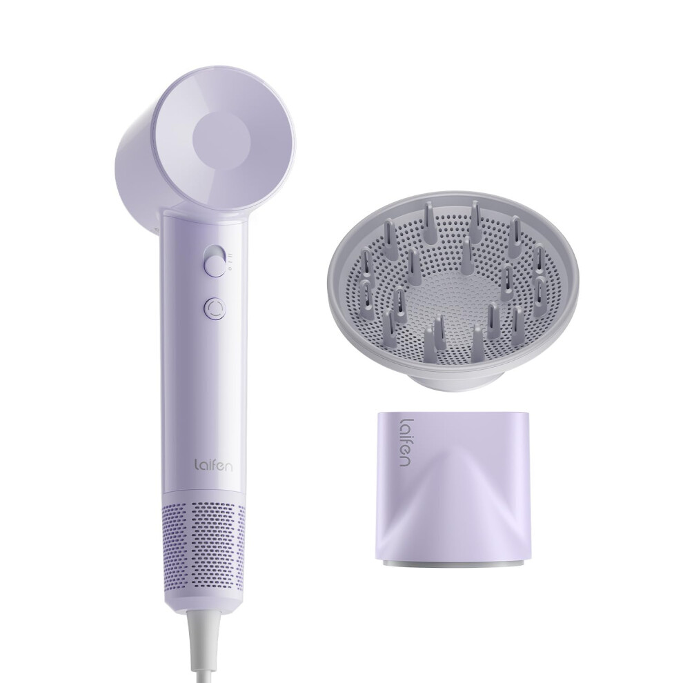 Laifen Se Lite Hair Dryer, Negative Ionic Blow Dryer With 100,000 Rpm Brushless Motor For Fast Drying, High-Speed Low Noise Thermo-Control Hair Dryer