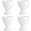 4 Pcs Small Ceramic Egg Cups for Hard Boiled Eggs Serveware Set for Breakfast and Table Use 1