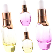 4 st 30 ml glasdropperflaskor slitstarka eteriska oljeflaskor bärbara resesub och hushållsbruk slumpmässig färg