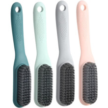 4pcs Long Handle Scrub Brushes Cleaning Supplies Shoe Cleaner Bristle Brush