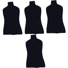 4pcs Fabric Dress Form Mannequin for Women's Clothing Display Home Shop Use Sewing Support