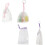 Facial Cleansing Foaming Nets Soap Pouch Set 4pcs Exfoliating Bubble Mesh Face Cleaning Tool 1