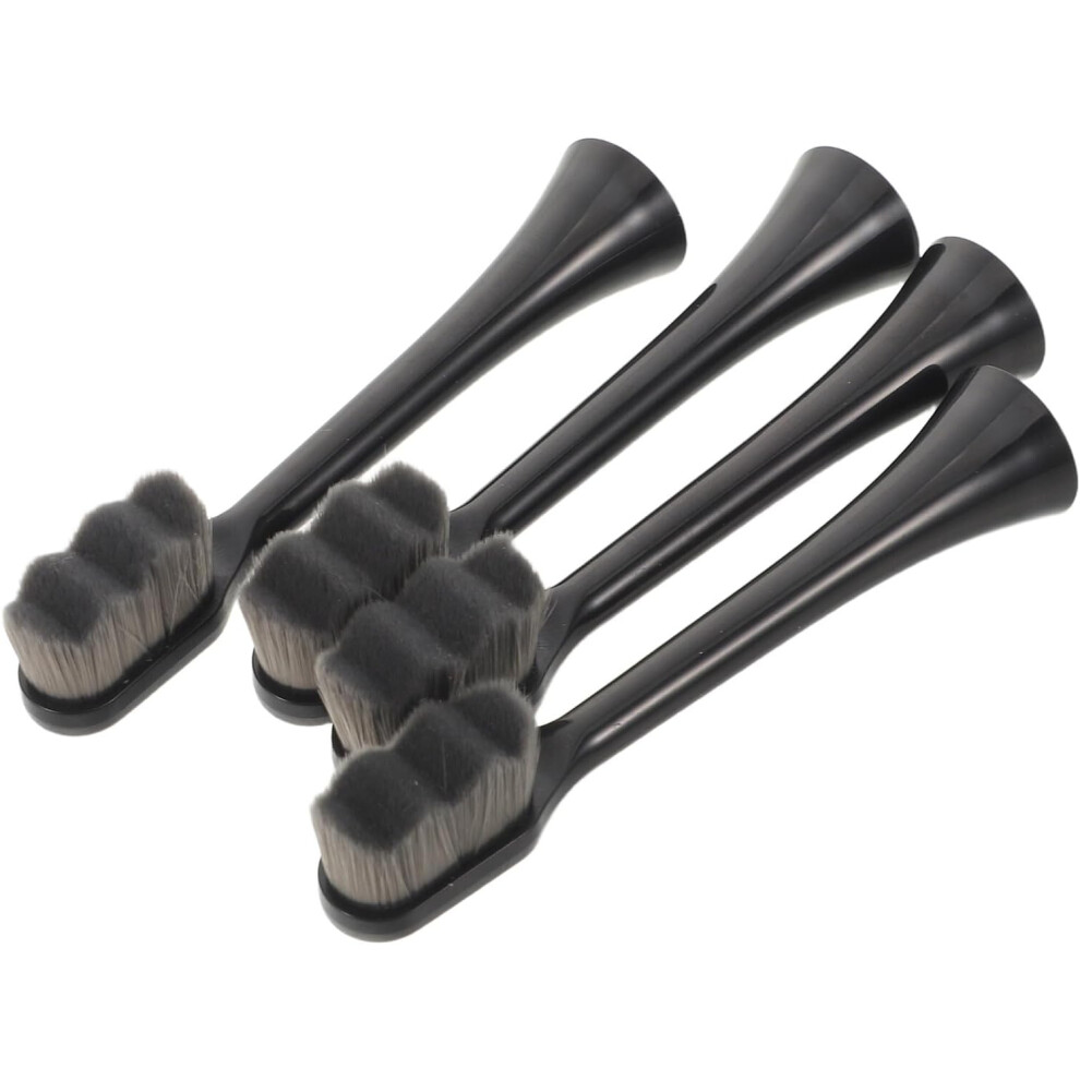Hkhbjs 4Pcs Ultra Electric Toothbrush Heads Replacement For Sensitive Teeth, Wave-Shaped Brush Heads