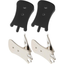 4pcs Erhu Muffler Set Noise Reduction Mute Accessories for Erhu Playing Made of Steel