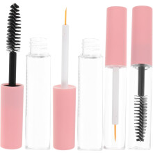 4 nachfüllbare Wimperntusche-Behälter (10 ml) aus PET-Material, tragbar, leer, für Eyeliner und Lipgloss
