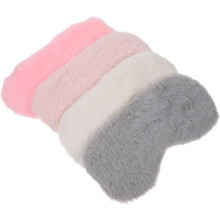 Schlafmaske für Damen, 4er-Pack, lichtundurchlässig, komfortabel, aus Kunstseide