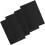 4pcs A4 Black Aluminum Laser Engraving Blanks Metal Sheets Rectangular Stamping Tags 1