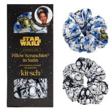 Kitsch x Star Wars R2-D2 & Stormtrooper Scrunchies für Frauen - Weicher als Seide