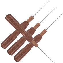 4-teiliges Filzwerkzeug-Set aus Wolle, Holzgriffe mit Soft-Touch-Oberfläche, scharfe Verarbeitung, ergonomisches Design, verschiedene Farben