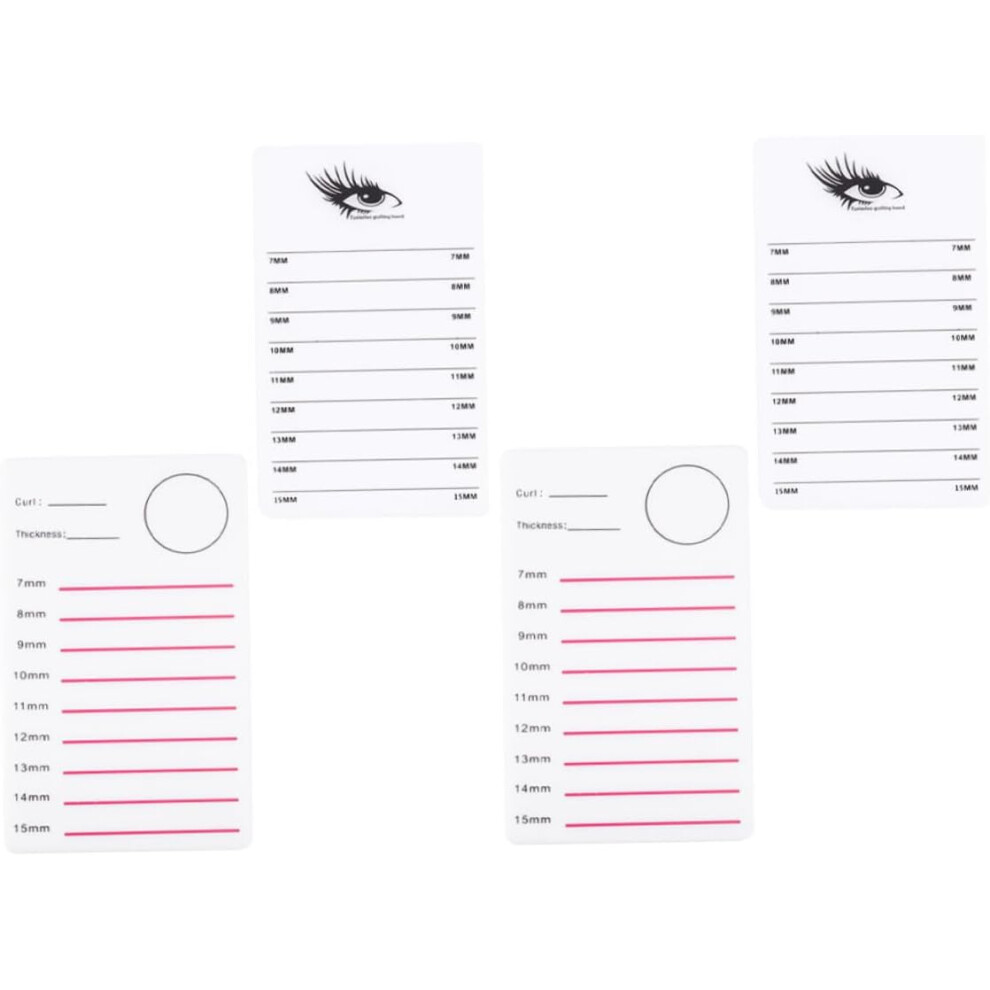 Hkhbjs 4Pcs Professional Eyelash Extension Holder Plate Lash Grafting Pallet For False Lashes Makeup Tools