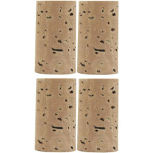 Kleine kurken pluggen voor fluitkop (4 stuks) als vervangingsonderdelen voor gebruik in de klas en bij optredens.