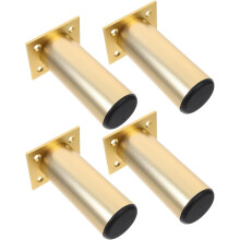 4pcs Adjustable Furniture Legs Sofa Legs Cabinet Table in Golden Aluminum Alloy