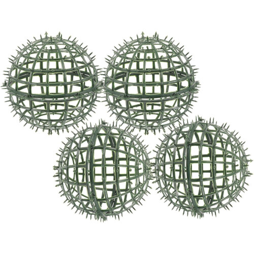 4pcs Plant Rack Decorative Topiary Cage 6 Inch Plastic Stable Performance Creative Style