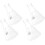 Thickened Borosilicate Glass Laboratory Flasks 4Pcs 250Ml Conical Flat Bottom 1