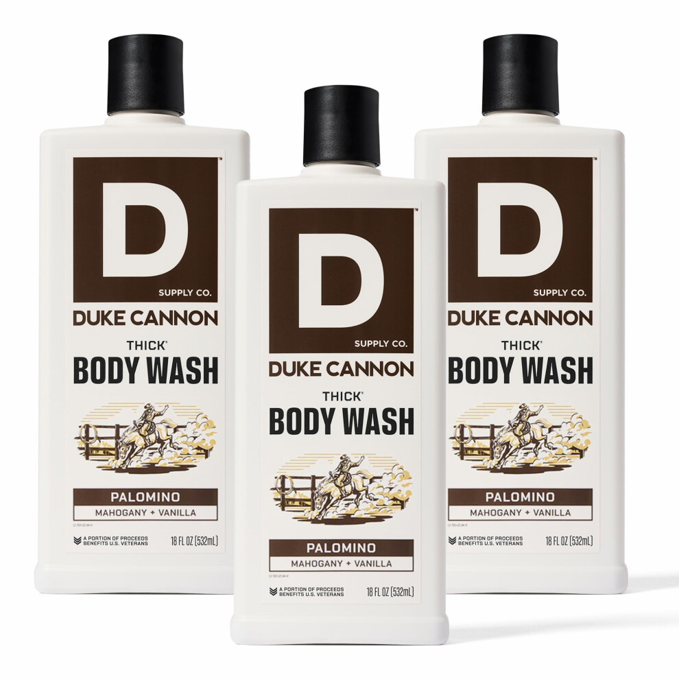 Duke Cannon Supply C Duke Cannon Supply Co. Thick High Viscosity Body Wash - 3X Thicker, Cleansing Shower And Bath Gel, Mineral-Enriched For Men - Shower Gel - Mens Body S