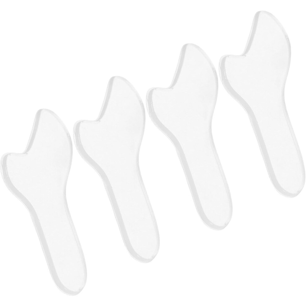 Hkhbjs 4Pcs Silicone Riding Glasses Nose Protector Pads Adjustable Eyeglass Nose Pads