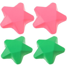 Lot de 4 balles d'exercice pour les mains en PU en forme d'étoile, pour le renforcement musculaire et le traitement de l'arthrite.
