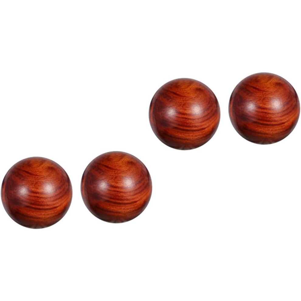 Hkhbjs 4Pcs Wooden Massage Balls Hand Massage Ball For Family Chinese Wenwan Ornament Toy