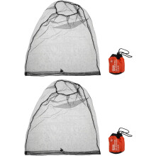 4 stuks muggenwerende hoeden voor imkers, zwart polyester gaas, 46x46 cm, beschermende gezichtsbedekkingen