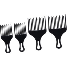 4er-Pack Haarkämme mit breiten Zinken zum Entwirren von lockigem Haar, Perücken und Zöpfen, Styling-Werkzeug aus Kunststoff