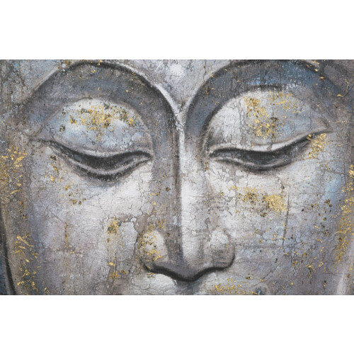 Dipinto su tela multicolore Buddha cm 80x3x120 1