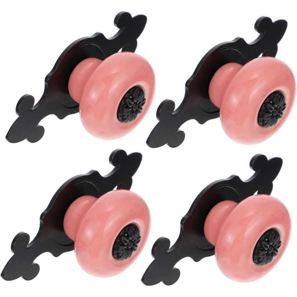 4Pcs Zinc Alloy Handle For Home Cabinet Furniture Knob Handle Cabinet Decor Gunmetal Grey Finish 5455468328015