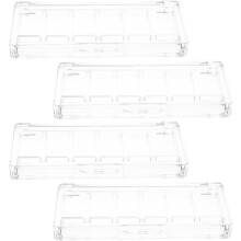 4er-Set Mehrzweck-Make-up-Palette, leere Lidschatten-Organizer für Reisen, nachfüllbare Make-up-Pfännchen aus Kunststoff für Gesichtspigmente