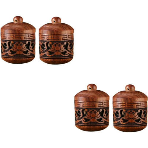 4 stuks houten geurbolletjes, decoratieve diffusers en hangers