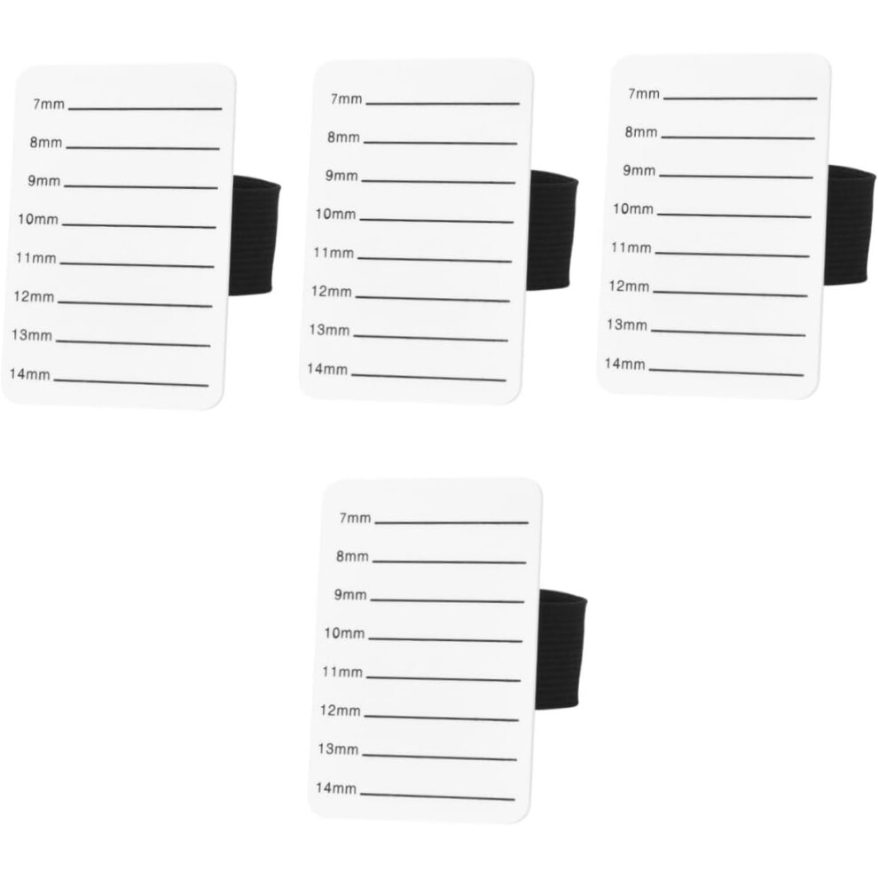 Hkhbjs 4Pcs Acrylic Lash Tray For Lash Extensions Eyelashes Display Tray Holder Board Storage Board For False