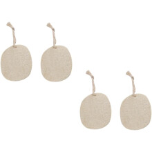 4er-Set Luffa-Geschirrspülbürsten, Küchenreinigungsschwämme, Peeling-Topfbürsten, natürliche Spülschwämme, Küchenhelfer