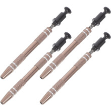 4pcs Ic Chip Grabber Set with Spring-loaded 4-prong Claw, Multi-functional Small Electronic Component Picker