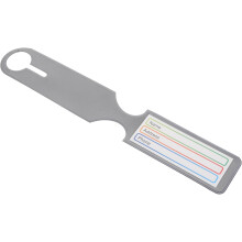 4 Gepäckanhänger aus PVC für Reisegepäck, Gepäckmarkierungen für Koffer, aufgegebene Gepäckanhänger, Flughafencodes, Reiseaccessoires