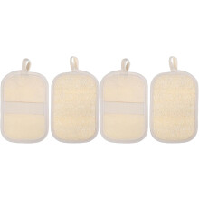 4er-Set natürliche Luffa-Waschlappen, Peeling-Spa-Luffa-Schwamm