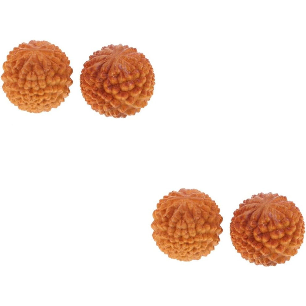 Hkhbjs 4Pcs Wooden Handballs For Fitness Exercises For Massage And Muscle Stretching