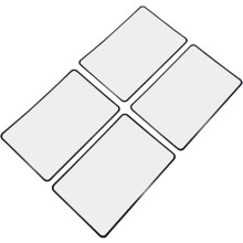 Lupa de 4pcs para leitura Lupa de página de PVC Marcador Lupa grande