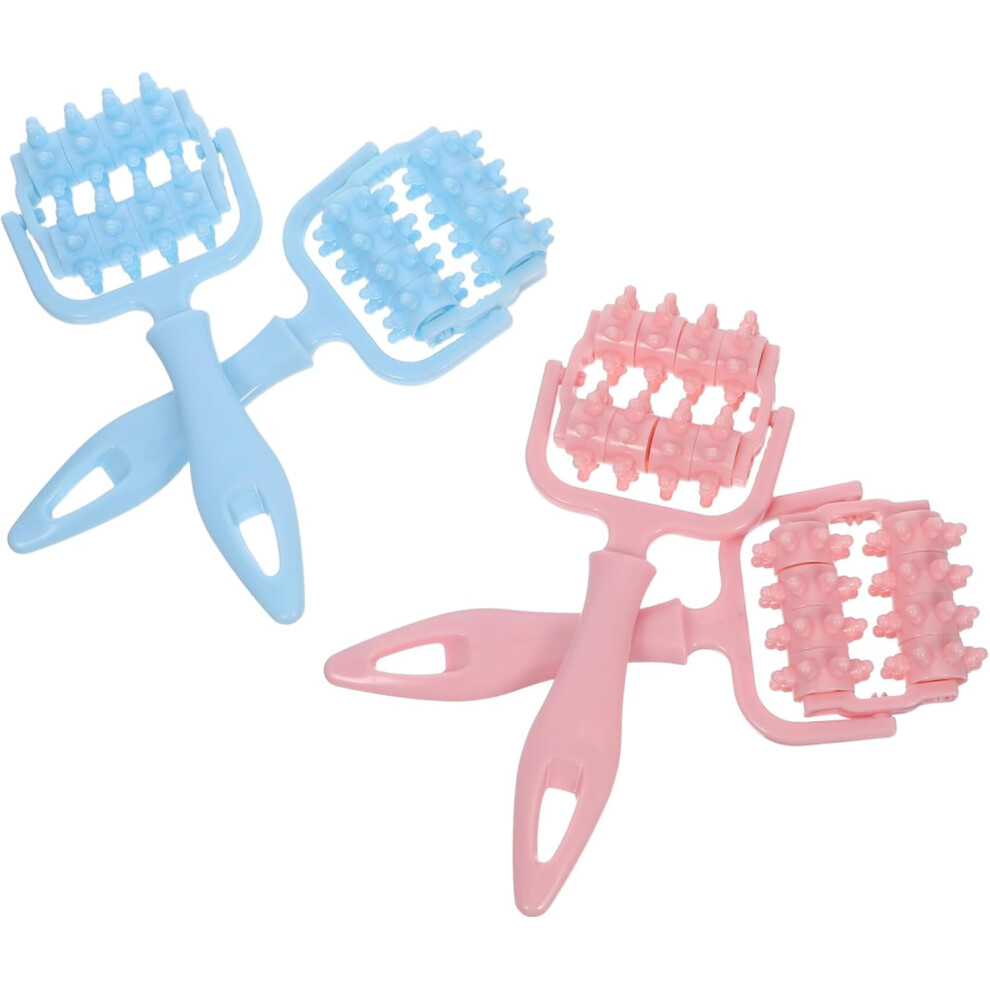 Hkhbjs 4Pcs Multifunctional Massager Wheels For Leg And Waist Massage Portable Rolling Massager Tool