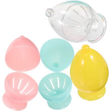 4-delige beauty-eierdoos, opbergdoos voor make-upsponsjes, organizer voor make-upaccessoires