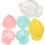 4pcs Beauty Egg Storage Box Makeup Sponge Box Makeup Accessories Organizer 1